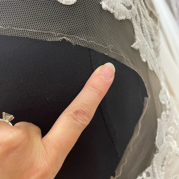 Ivory Blush Wedding Dress Bridal Gown - Picture 5 of 10